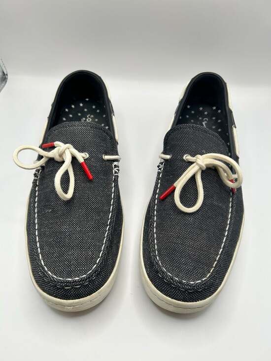Cole Haan Other - Cole Haan Grand Series Pinch Weekender Camp Moc Canvas Boat Shoes Black C32162